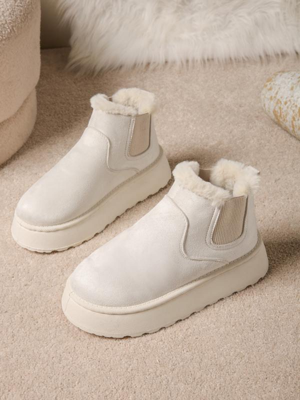 High-Top Warm Thick Sole Snow Boots for Women | LouLou Couture