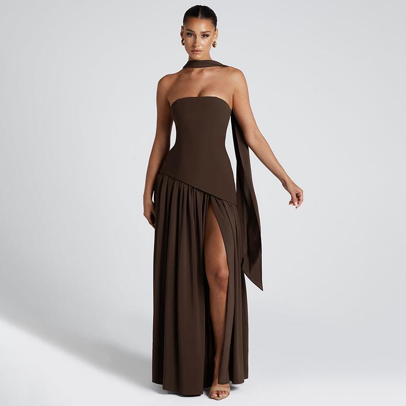 Elegant Sleeveless Bodycon Maxi Party Dress | LouLou Couture