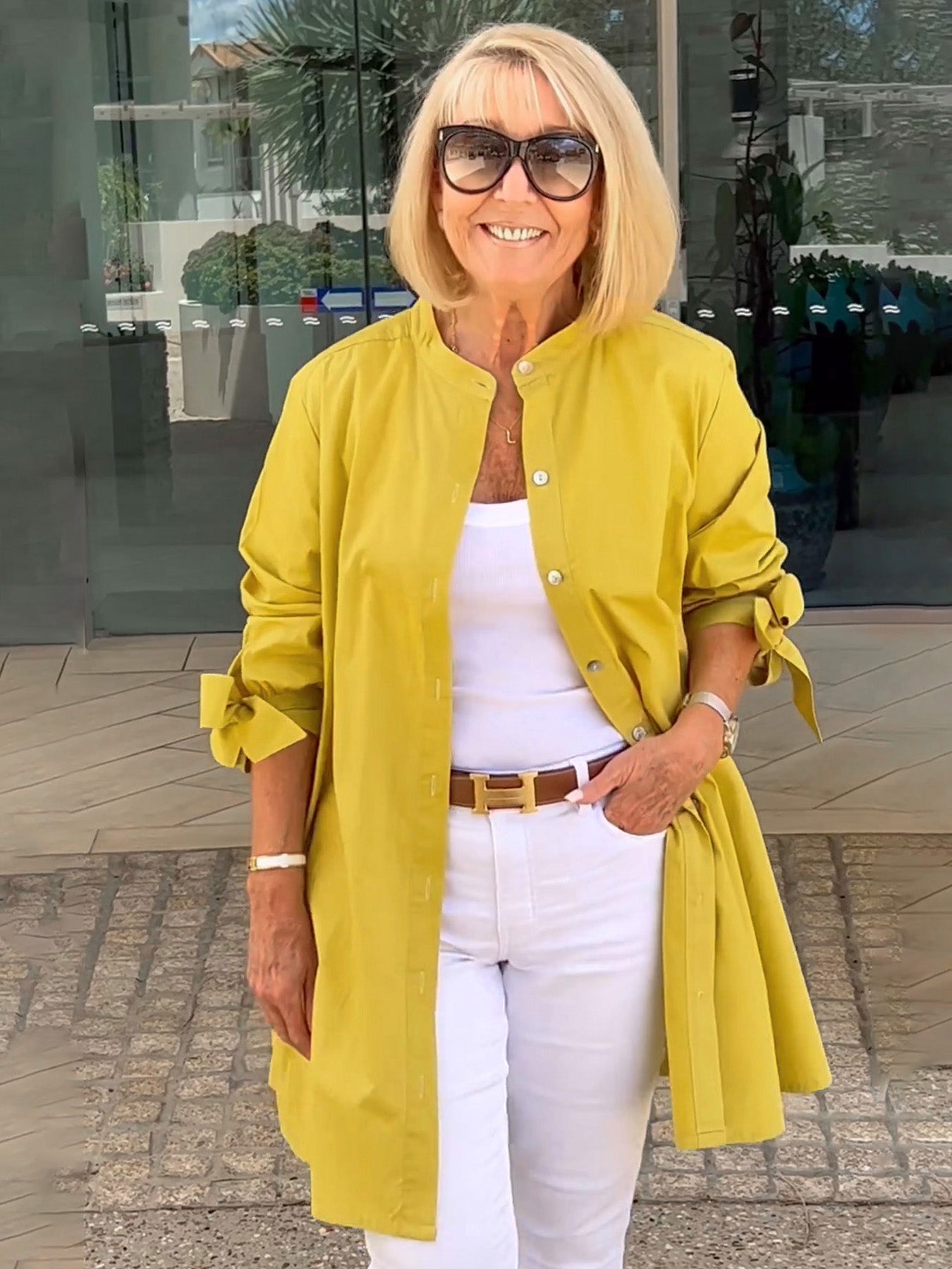 Classy Long Shirt Jacket | LouLou Couture