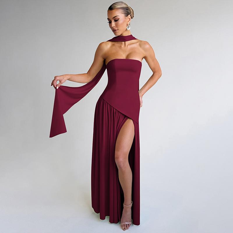 Elegant Sleeveless Bodycon Maxi Party Dress | LouLou Couture