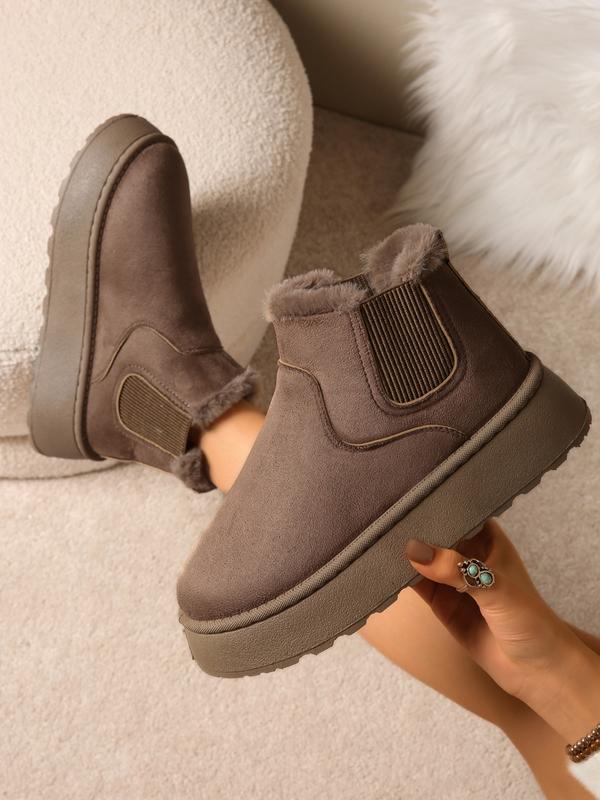 High-Top Warm Thick Sole Snow Boots for Women | LouLou Couture