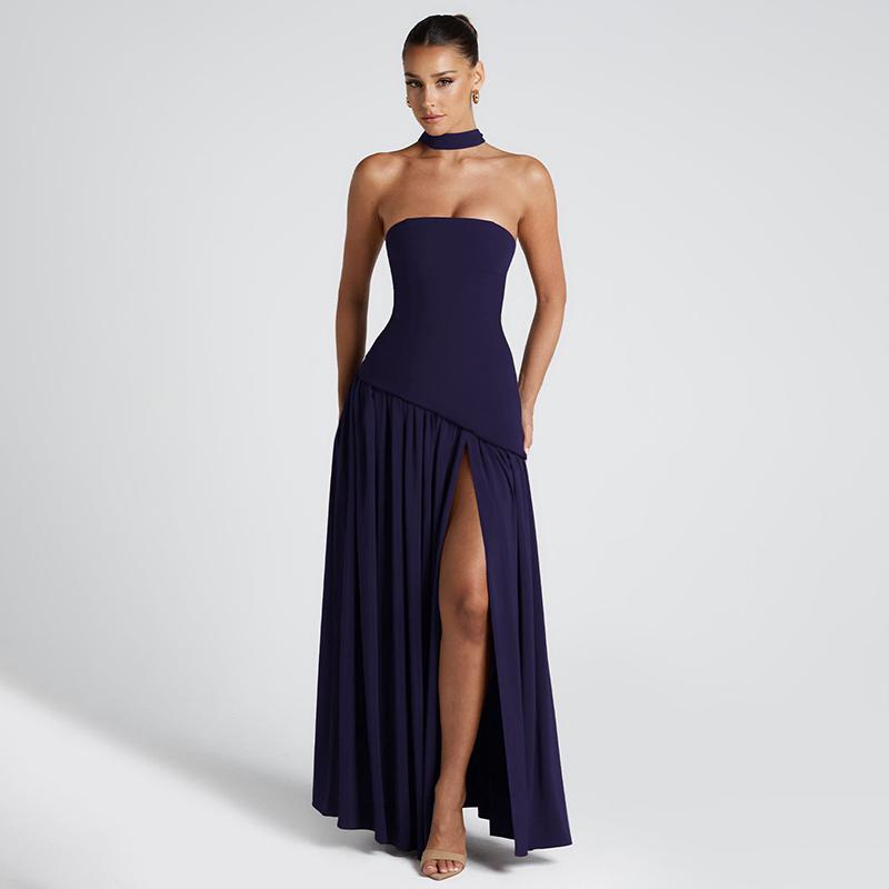 Elegant Sleeveless Bodycon Maxi Party Dress | LouLou Couture
