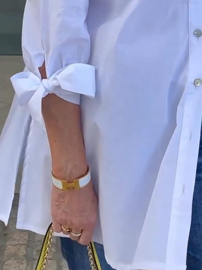 Classy Long Shirt Jacket | LouLou Couture