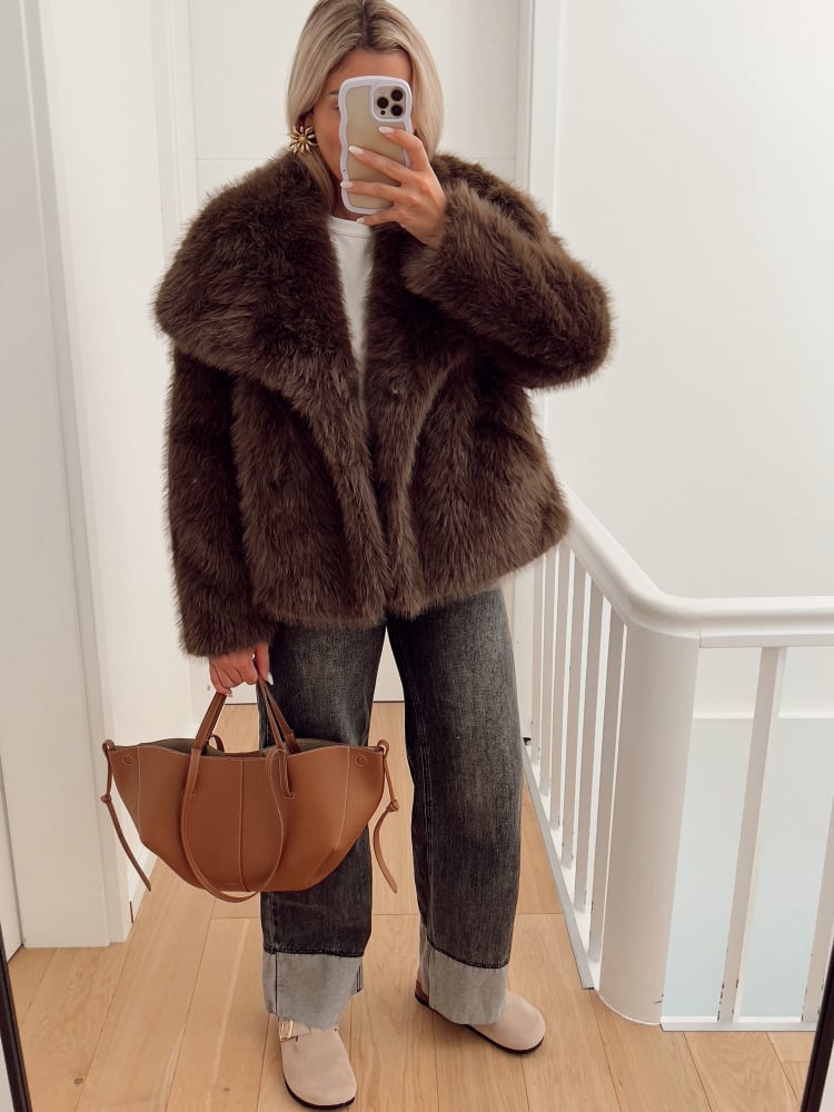Brown Siberia Coat | LouLou Couture
