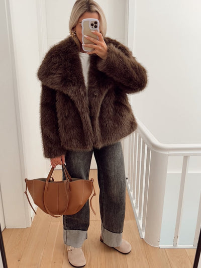 Brown Siberia Coat | LouLou Couture