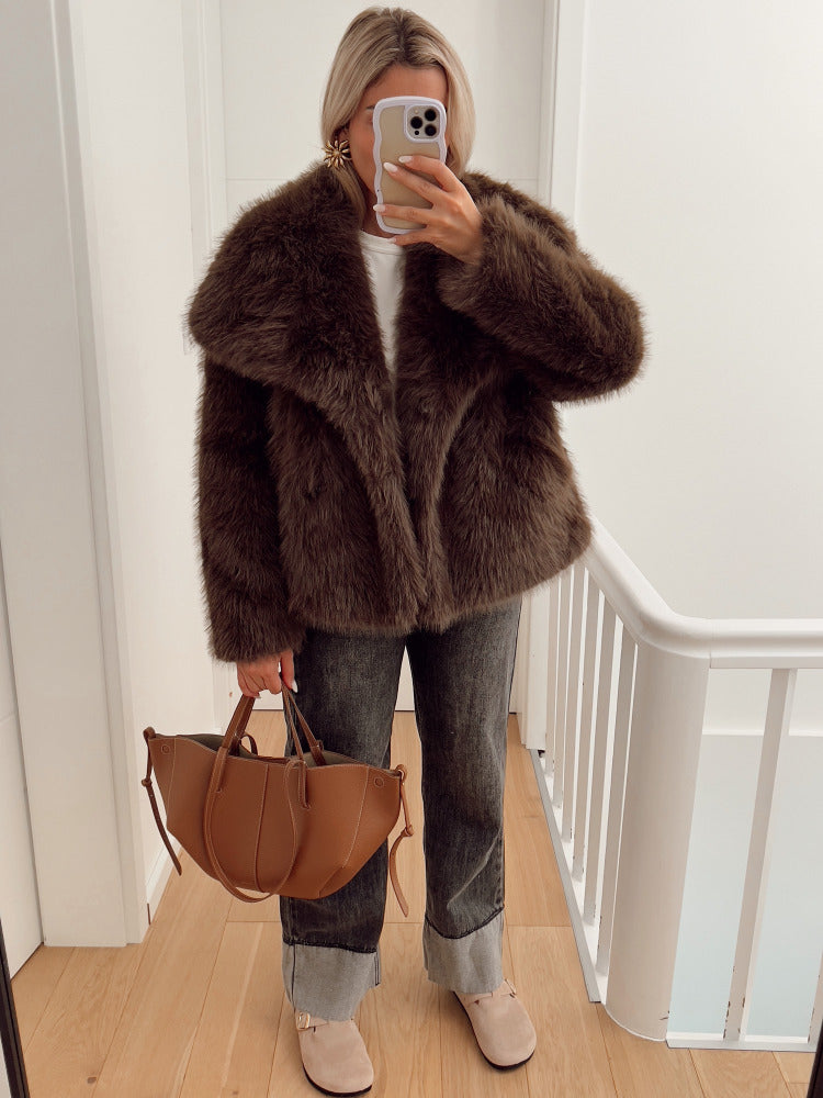 Brown Siberia Coat | LouLou Couture