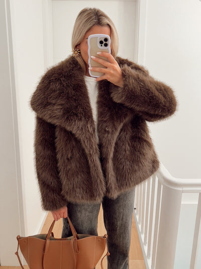 Brown Siberia Coat | LouLou Couture