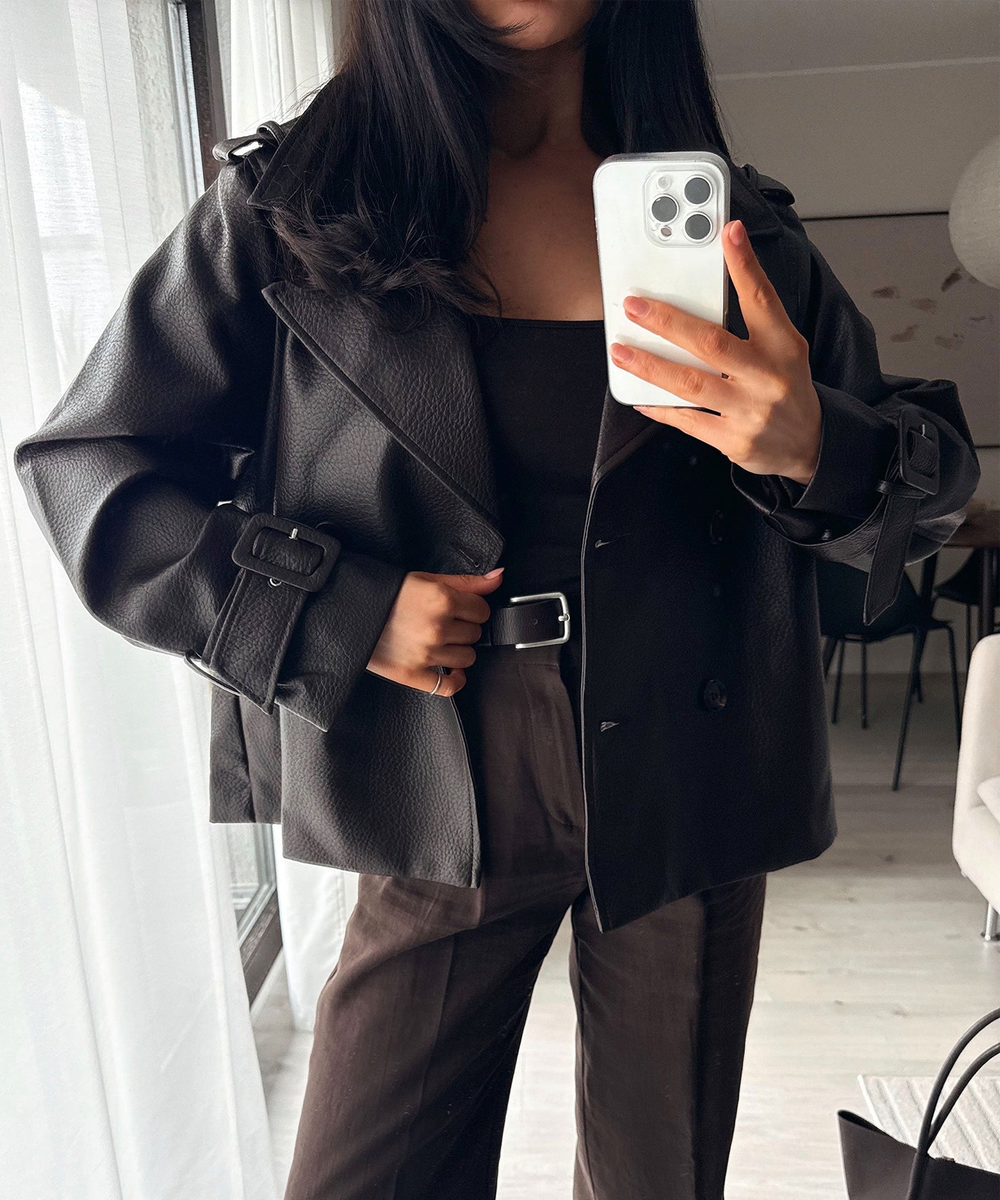 Ava Leather Jacket | LouLou Couture