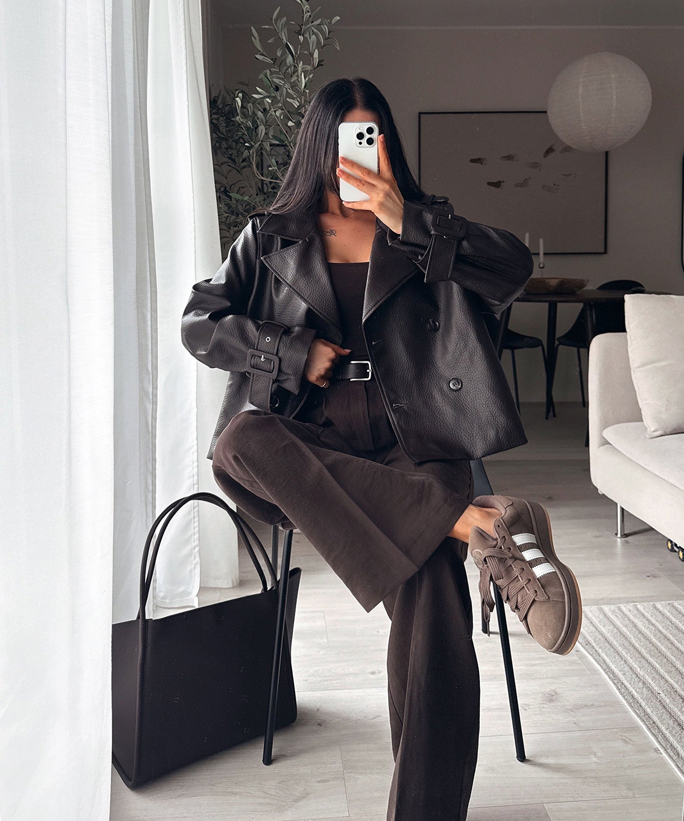 Ava Leather Jacket | LouLou Couture