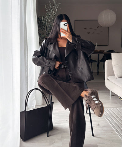 Ava Leather Jacket | LouLou Couture