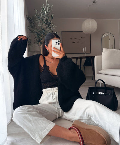 The Jet Black Cardigan | LouLou Couture