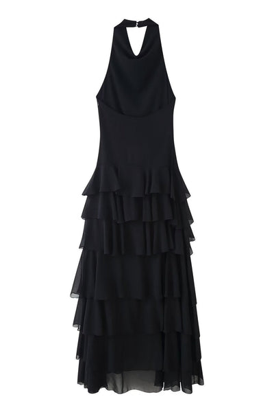 Celeste Ruffle Maxi Dress | LouLou Couture