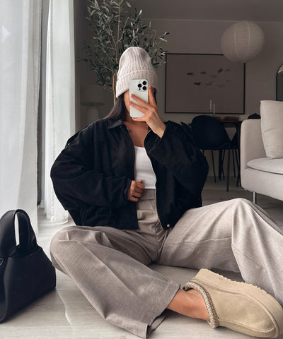 Suede Bomber Jacket | LouLou Couture