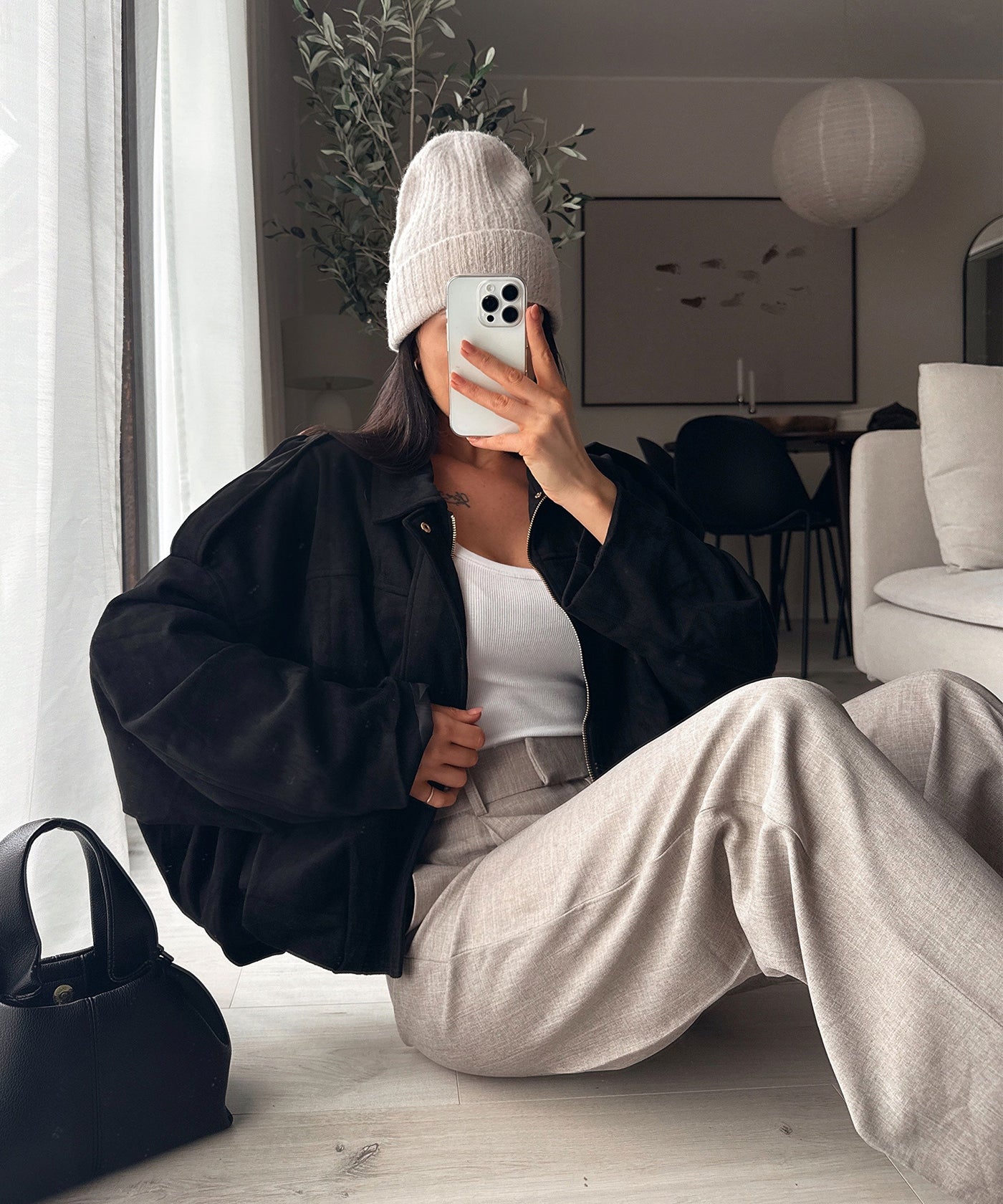 Suede Bomber Jacket | LouLou Couture