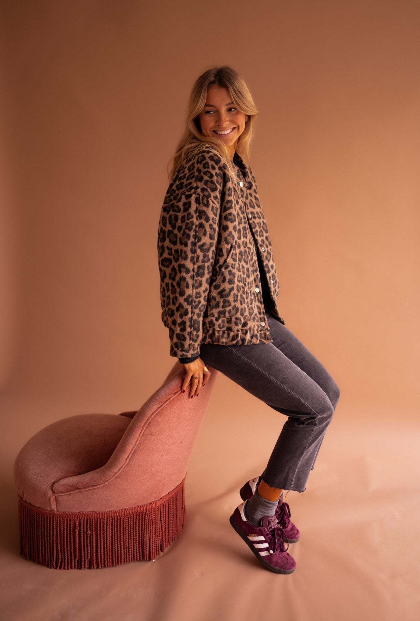 Charlene Leopard Jacket | LouLou Couture