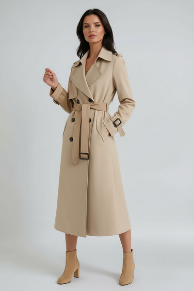 Long Trench Coat for Women | LouLou Couture
