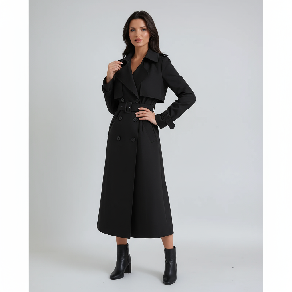 Long Trench Coat for Women | LouLou Couture