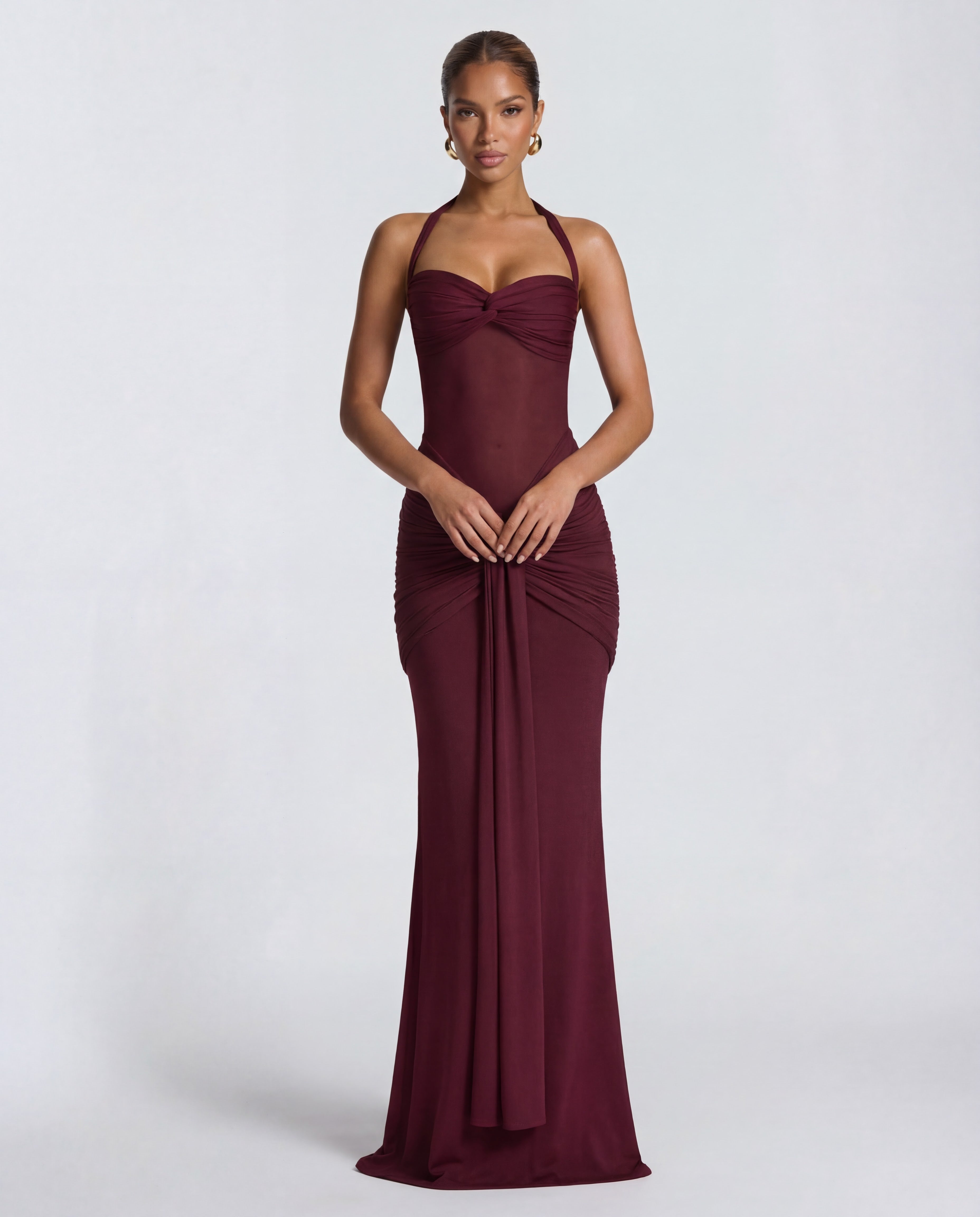 valentina draped corset maxi dress Valentina Sarong Corset Silk Lace Maxi Dress