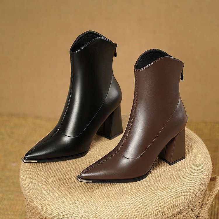 Chrome Tip Chelsea Boots | LouLou Couture