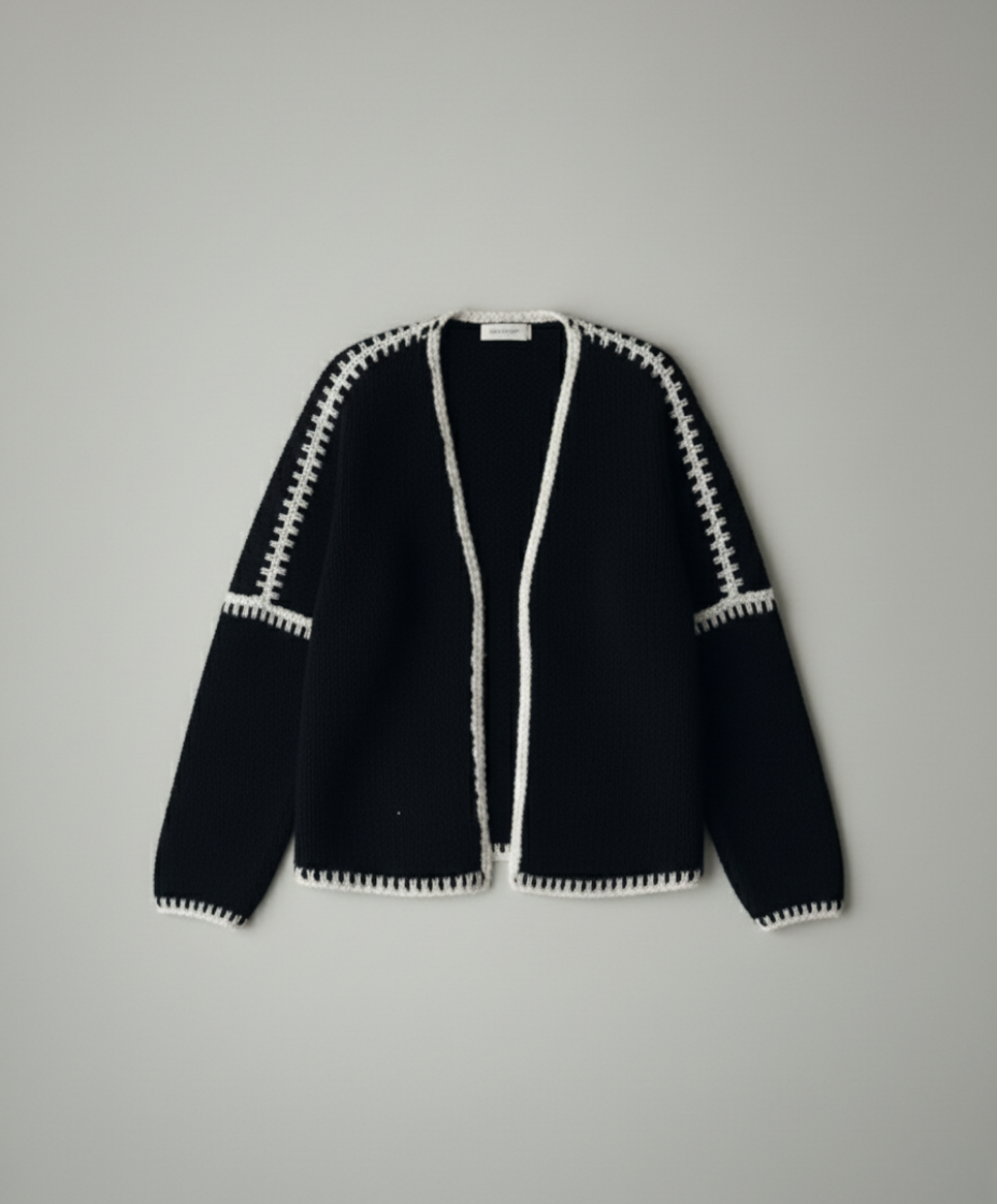 The Contrast Cardigan | LouLou Couture