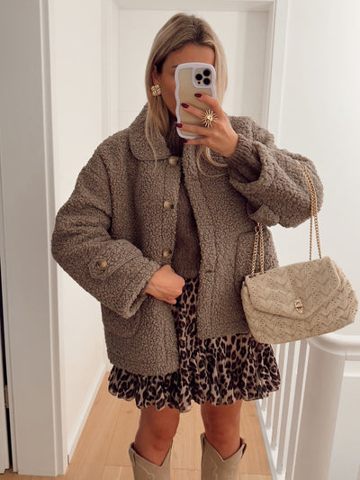 Taupe Roside Jacket | LouLou Couture