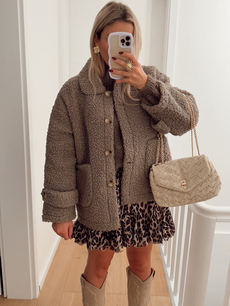 Taupe Roside Jacket | LouLou Couture