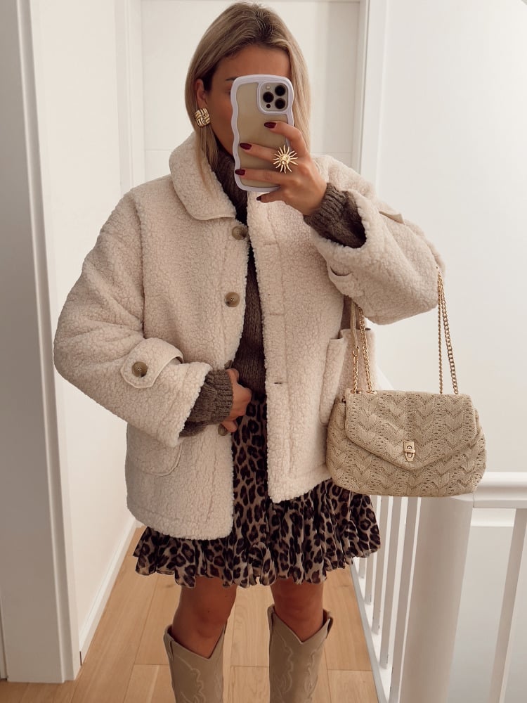 Beige Roside Jacket | LouLou Couture