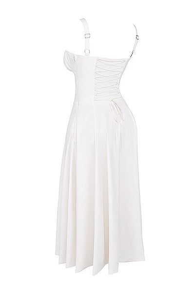 Carmen Croset Midi Dress | LouLou Couture