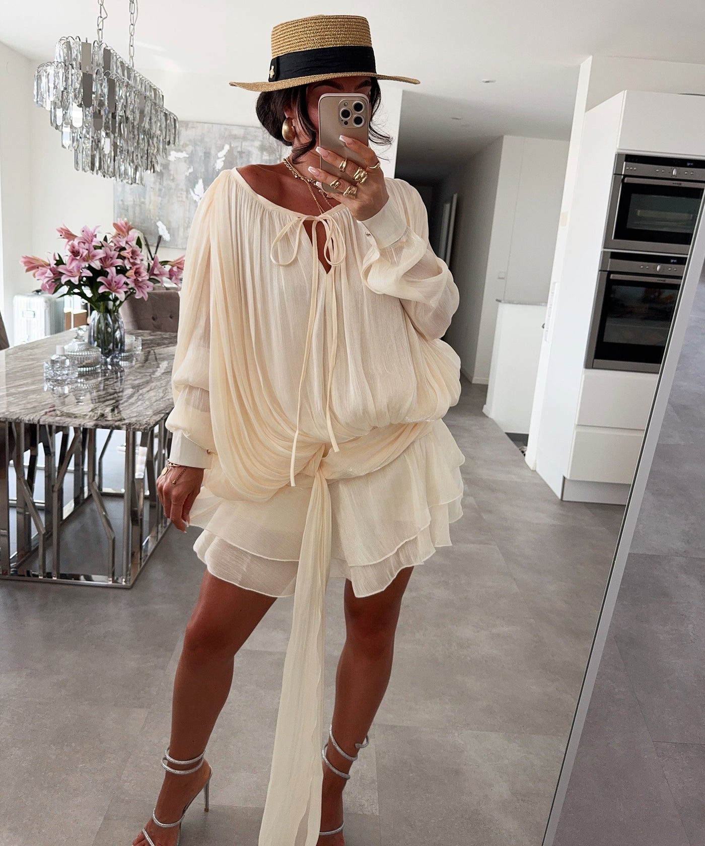 Ivory Lace Dress | LouLou Couture