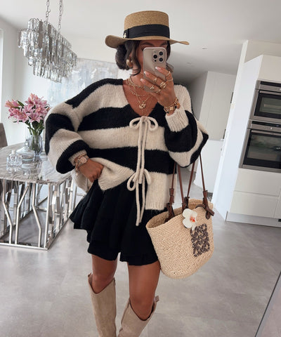 Bold Stripe Cardigan | LouLou Couture