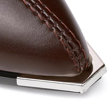 Chrome Tip Chelsea Boots | LouLou Couture