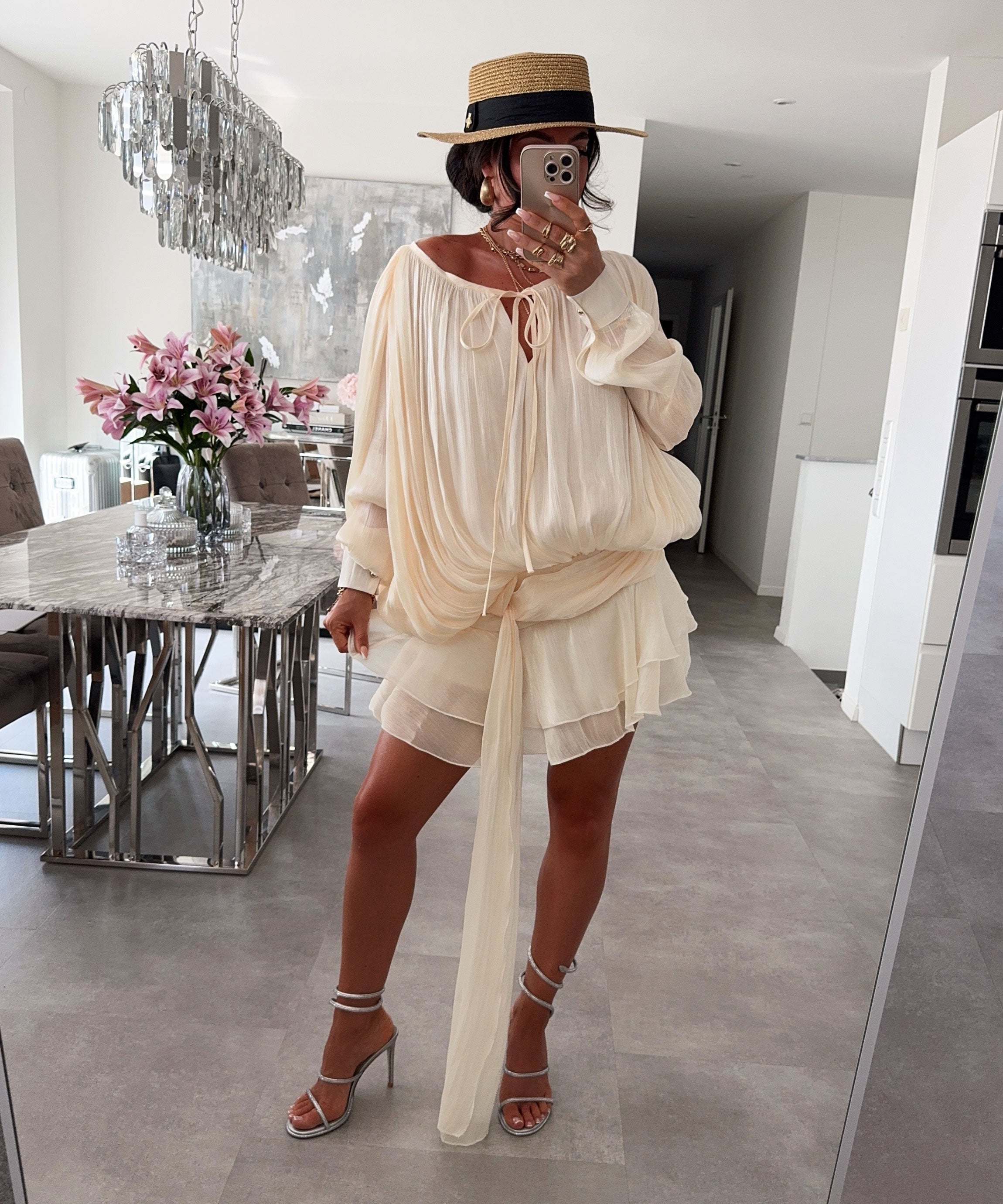 Ivory Lace Dress | LouLou Couture